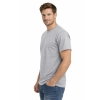 Męska koszulka T-shirt 100% miękka bawełna szara roz. 3XL